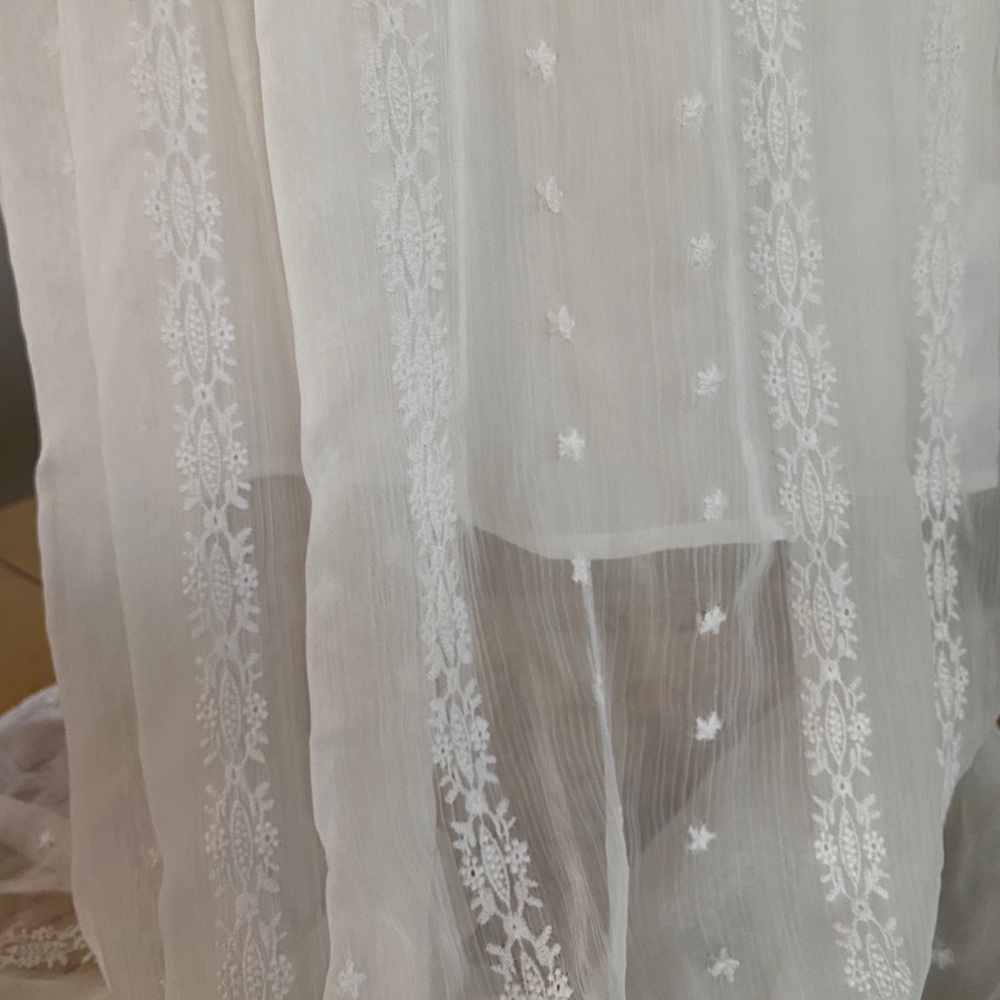 Forever 21 Sheer White Maxi Dress - Picture 7 of 12